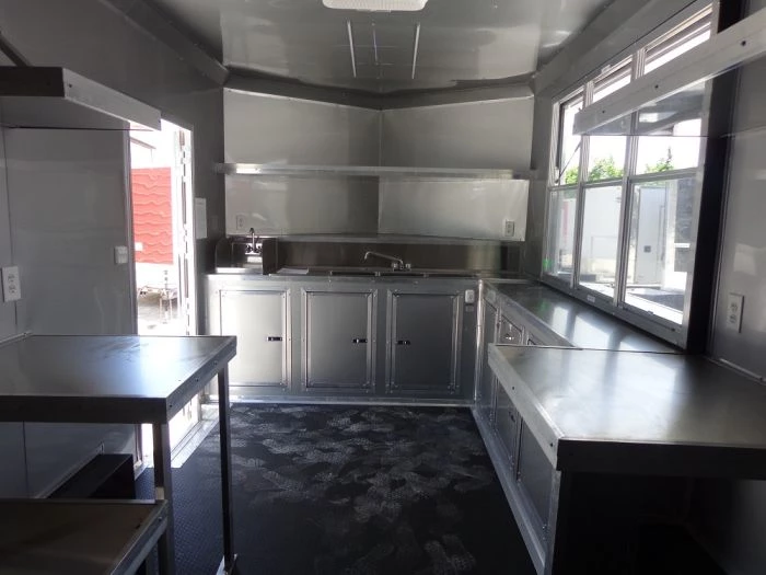 8.5' x 16' Yellow Food Concession Trailer 14 8.5' x 16' Yellow Food Concession Trailer - Image 14