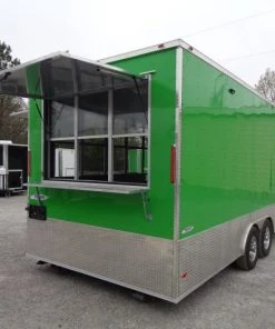 8.5' x 24' Lime Green Concession Food Trailer -Cheap Concession Trailers Shop dsc00373 2