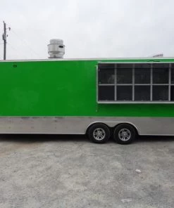 8.5' x 24' Lime Green Concession Food Trailer -Cheap Concession Trailers Shop dsc00376 2