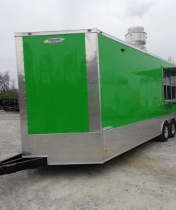 8.5' x 24' Lime Green Concession Food Trailer -Cheap Concession Trailers Shop dsc00377 2