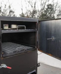 Smoker Trailer Pull Behind Wood 59"x 29" Charcoal Pit Wood Cage BBQ Cooker -Cheap Concession Trailers Shop dsc00442 4