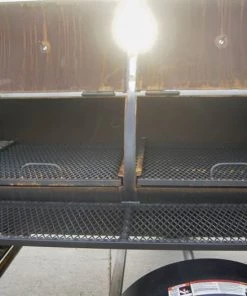Smoker Trailer Pull Behind Wood 59"x 29" Charcoal Pit Wood Cage BBQ Cooker -Cheap Concession Trailers Shop dsc00448 3