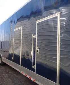 8.5' x 45' Indigo Blue Enclosed Gooseneck Trailer -Cheap Concession Trailers Shop dsc00545 2 1