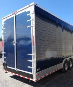 8.5' x 45' Indigo Blue Enclosed Gooseneck Trailer -Cheap Concession Trailers Shop dsc00547 1 1