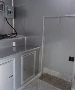 8.5' x 45' Indigo Blue Enclosed Gooseneck Trailer -Cheap Concession Trailers Shop dsc00566 2 1