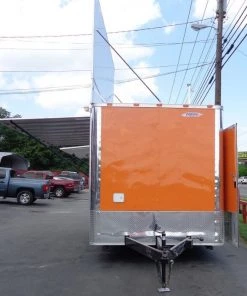 Concession Trailer Orange - 8.5' x 14' Catering Enclosed -Cheap Concession Trailers Shop dsc00667