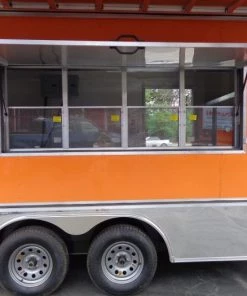 Concession Trailer Orange - 8.5' x 14' Catering Enclosed -Cheap Concession Trailers Shop dsc00676
