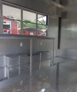 Concession Trailer Orange - 8.5' x 14' Catering Enclosed -Cheap Concession Trailers Shop dsc00686