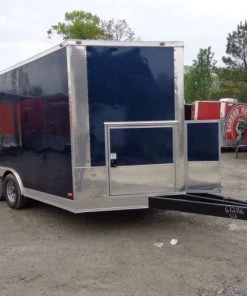 8.5' x 14' Enclosed Indigo Blue Concession Food Trailer -Cheap Concession Trailers Shop dsc00698 1 1