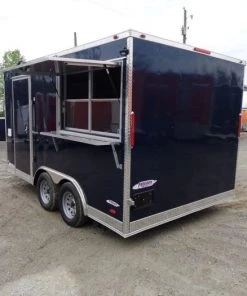 8.5' x 14' Enclosed Indigo Blue Concession Food Trailer -Cheap Concession Trailers Shop dsc00701 1 1
