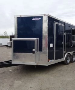 8.5' x 14' Enclosed Indigo Blue Concession Food Trailer -Cheap Concession Trailers Shop dsc00703 1 1