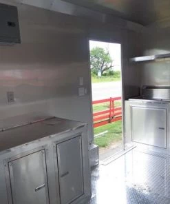 Concession Trailer Orange - 8.5' x 14' Catering Enclosed -Cheap Concession Trailers Shop dsc00707