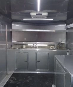 8.5' x 14' Enclosed Indigo Blue Concession Food Trailer -Cheap Concession Trailers Shop dsc00714 1 1