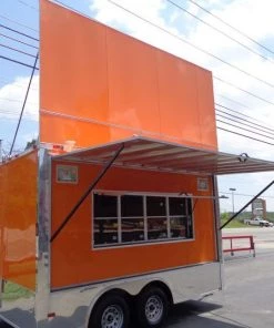 Concession Trailer Orange - 8.5' x 14' Catering Enclosed -Cheap Concession Trailers Shop dsc00717