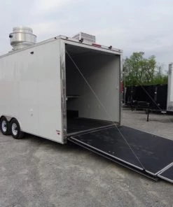 8.5' x 25' White Vending Concession Food Trailer -Cheap Concession Trailers Shop dsc00781 4 1