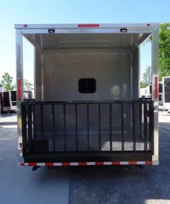 8.5' x 26' Dove Grey Flat Nose Concession Food Trailer 46 8.5' x 26' Dove Grey Flat Nose Concession Food Trailer -Cheap Concession Trailers Shop dsc00926 2 1