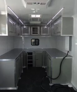 8.5' x 26' Dove Grey Flat Nose Concession Food Trailer 31 8.5' x 26' Dove Grey Flat Nose Concession Food Trailer -Cheap Concession Trailers Shop dsc00944 1 1