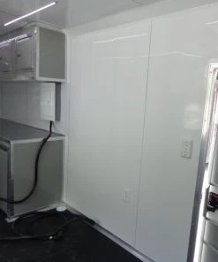 8.5' x 26' Dove Grey Flat Nose Concession Food Trailer 36 8.5' x 26' Dove Grey Flat Nose Concession Food Trailer -Cheap Concession Trailers Shop dsc00945 1 1