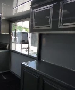8.5' x 26' Dove Grey Flat Nose Concession Food Trailer 45 8.5' x 26' Dove Grey Flat Nose Concession Food Trailer -Cheap Concession Trailers Shop dsc00946 1 1