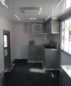 8.5' x 26' Dove Grey Flat Nose Concession Food Trailer 34 8.5' x 26' Dove Grey Flat Nose Concession Food Trailer -Cheap Concession Trailers Shop dsc00947 1 1