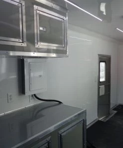 8.5' x 26' Dove Grey Flat Nose Concession Food Trailer 47 8.5' x 26' Dove Grey Flat Nose Concession Food Trailer -Cheap Concession Trailers Shop dsc00948 1 1
