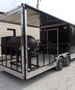 8.5' x 24' Black Porch Style Concession Food Trailer With Appliances -Cheap Concession Trailers Shop dsc01019 5 1