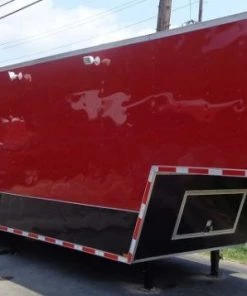 Concession Trailer 8.5'x53' Gooseneck BBQ Catering Food Smoker Event (Red) 172 Concession Trailer 8.5'x53' Gooseneck BBQ Catering Food Smoker Event (Red) -Cheap Concession Trailers Shop dsc01041 2