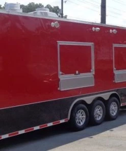 Concession Trailer 8.5'x53' Gooseneck BBQ Catering Food Smoker Event (Red) 192 Concession Trailer 8.5'x53' Gooseneck BBQ Catering Food Smoker Event (Red) -Cheap Concession Trailers Shop dsc01044 2