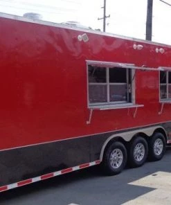 Concession Trailer 8.5'x53' Gooseneck BBQ Catering Food Smoker Event (Red) 175 Concession Trailer 8.5'x53' Gooseneck BBQ Catering Food Smoker Event (Red) -Cheap Concession Trailers Shop dsc01048 2