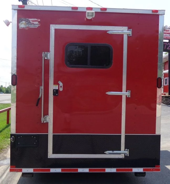 Concession Trailer 8.5'x53' Gooseneck BBQ Catering Food Smoker Event (Red) 93 Concession Trailer 8.5'x53' Gooseneck BBQ Catering Food Smoker Event (Red) - Image 93