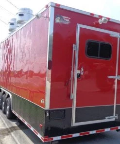 Concession Trailer 8.5'x53' Gooseneck BBQ Catering Food Smoker Event (Red) 157 Concession Trailer 8.5'x53' Gooseneck BBQ Catering Food Smoker Event (Red) -Cheap Concession Trailers Shop dsc01050 2