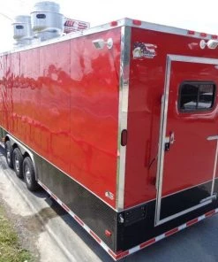Concession Trailer 8.5'x53' Gooseneck BBQ Catering Food Smoker Event (Red) 133 Concession Trailer 8.5'x53' Gooseneck BBQ Catering Food Smoker Event (Red) -Cheap Concession Trailers Shop dsc01051 2