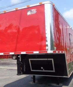 Concession Trailer 8.5'x53' Gooseneck BBQ Catering Food Smoker Event (Red) 191 Concession Trailer 8.5'x53' Gooseneck BBQ Catering Food Smoker Event (Red) -Cheap Concession Trailers Shop dsc01053 2