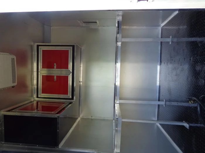 Concession Trailer 8.5'x53' Gooseneck BBQ Catering Food Smoker Event (Red) 45 Concession Trailer 8.5'x53' Gooseneck BBQ Catering Food Smoker Event (Red) - Image 45