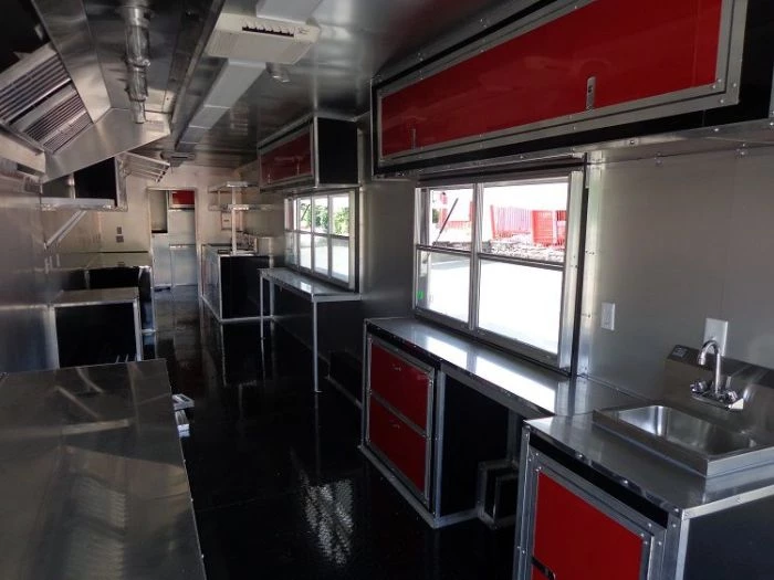 Concession Trailer 8.5'x53' Gooseneck BBQ Catering Food Smoker Event (Red) 59 Concession Trailer 8.5'x53' Gooseneck BBQ Catering Food Smoker Event (Red) - Image 59