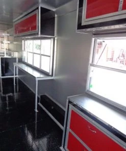 Concession Trailer 8.5'x53' Gooseneck BBQ Catering Food Smoker Event (Red) 156 Concession Trailer 8.5'x53' Gooseneck BBQ Catering Food Smoker Event (Red) -Cheap Concession Trailers Shop dsc01064 3