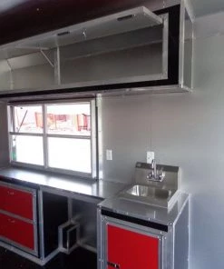 Concession Trailer 8.5'x53' Gooseneck BBQ Catering Food Smoker Event (Red) 138 Concession Trailer 8.5'x53' Gooseneck BBQ Catering Food Smoker Event (Red) -Cheap Concession Trailers Shop dsc01068 3