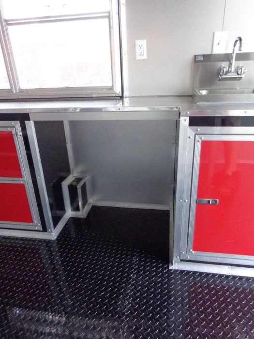 Concession Trailer 8.5'x53' Gooseneck BBQ Catering Food Smoker Event (Red) 72 Concession Trailer 8.5'x53' Gooseneck BBQ Catering Food Smoker Event (Red) - Image 72