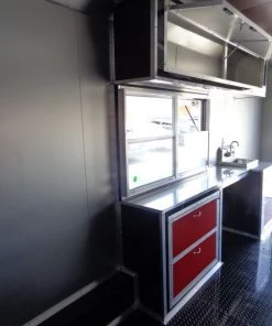 Concession Trailer 8.5'x53' Gooseneck BBQ Catering Food Smoker Event (Red) 193 Concession Trailer 8.5'x53' Gooseneck BBQ Catering Food Smoker Event (Red) -Cheap Concession Trailers Shop dsc01071 3