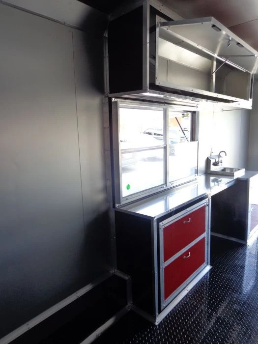 Concession Trailer 8.5'x53' Gooseneck BBQ Catering Food Smoker Event (Red) 97 Concession Trailer 8.5'x53' Gooseneck BBQ Catering Food Smoker Event (Red) - Image 97