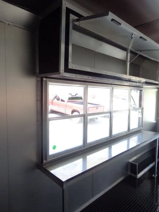 Concession Trailer 8.5'x53' Gooseneck BBQ Catering Food Smoker Event (Red) 90 Concession Trailer 8.5'x53' Gooseneck BBQ Catering Food Smoker Event (Red) - Image 90