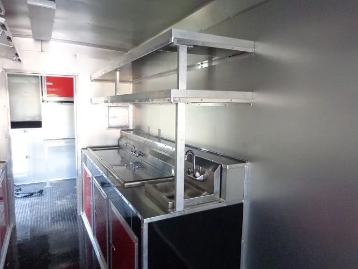 Concession Trailer 8.5'x53' Gooseneck BBQ Catering Food Smoker Event (Red) 41 Concession Trailer 8.5'x53' Gooseneck BBQ Catering Food Smoker Event (Red) - Image 41