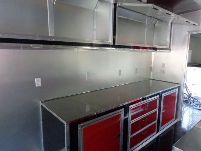 Concession Trailer 8.5'x53' Gooseneck BBQ Catering Food Smoker Event (Red) 71 Concession Trailer 8.5'x53' Gooseneck BBQ Catering Food Smoker Event (Red) - Image 71