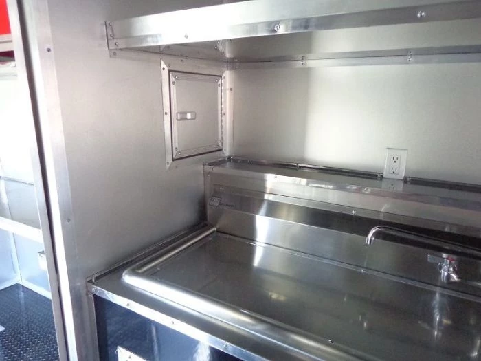 Concession Trailer 8.5'x53' Gooseneck BBQ Catering Food Smoker Event (Red) 92 Concession Trailer 8.5'x53' Gooseneck BBQ Catering Food Smoker Event (Red) - Image 92