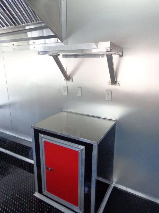 Concession Trailer 8.5'x53' Gooseneck BBQ Catering Food Smoker Event (Red) 44 Concession Trailer 8.5'x53' Gooseneck BBQ Catering Food Smoker Event (Red) - Image 44