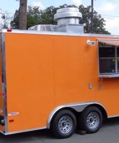 Concession Trailer 8.5'x16' Event Catering Food Vending (Orange) -Cheap Concession Trailers Shop dsc01092