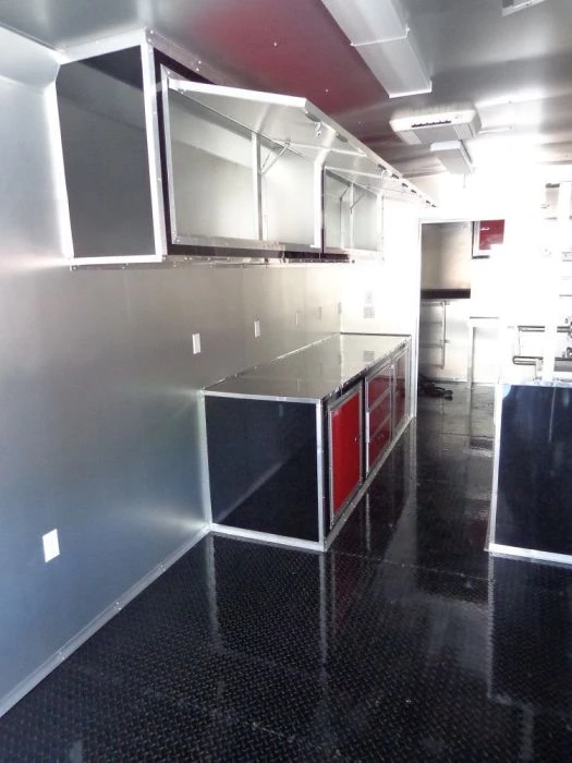 Concession Trailer 8.5'x53' Gooseneck BBQ Catering Food Smoker Event (Red) 88 Concession Trailer 8.5'x53' Gooseneck BBQ Catering Food Smoker Event (Red) - Image 88