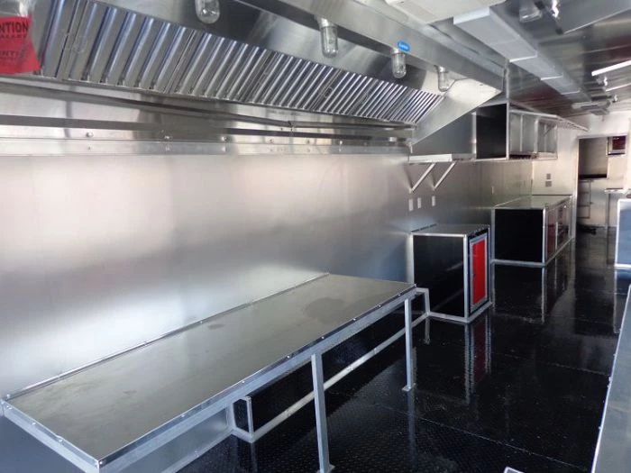 Concession Trailer 8.5'x53' Gooseneck BBQ Catering Food Smoker Event (Red) 36 Concession Trailer 8.5'x53' Gooseneck BBQ Catering Food Smoker Event (Red) - Image 36