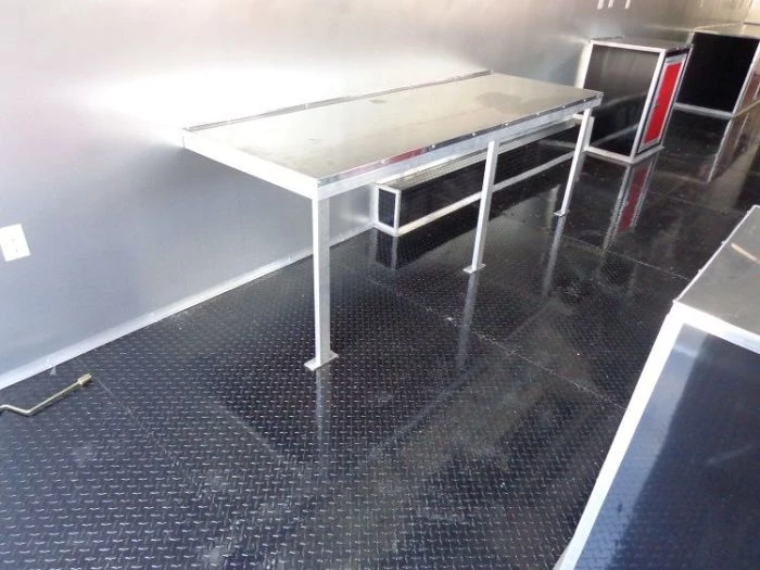 Concession Trailer 8.5'x53' Gooseneck BBQ Catering Food Smoker Event (Red) 69 Concession Trailer 8.5'x53' Gooseneck BBQ Catering Food Smoker Event (Red) - Image 69