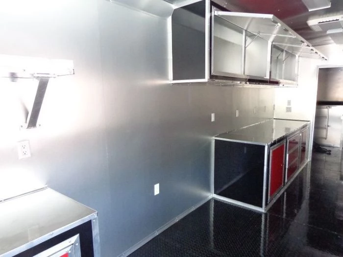 Concession Trailer 8.5'x53' Gooseneck BBQ Catering Food Smoker Event (Red) 70 Concession Trailer 8.5'x53' Gooseneck BBQ Catering Food Smoker Event (Red) - Image 70
